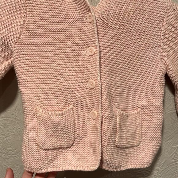 GAP Baby Light Pink Unicorn Brannan Button-up Sweater Size 12-18 Months - Picture 3 of 6